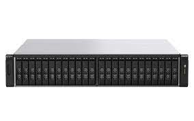 QNAP TS-H2490FU-7232P-64G - Servidor NAS - 24 compartimentos - montaje en bastidor - PCI Express 3.0 x4 (NVMe) - RAID 0, 1, 5, 6, 10, 50, JBOD, 60 - RAM 64 GB - 25 Gigabit Ethernet - iSCSI soporta