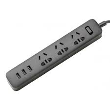 Xiaomi - Power strip 3A Black