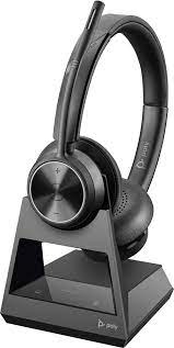 Poly Savi 7320 - 7300 Office Series - sistema de auriculares - en oreja - DECT 6.0 - inalámbrico