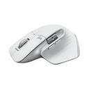 Logitech Master Series MX MASTER 3S - Ratón - ergonómico - óptico - 7 botones - inalámbrico - Bluetooth, 2.4 GHz - receptor de USB Logitech Logi Bolt - gris pálido