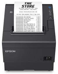 Epson OmniLink TM-T88VII - Impresora de recibos - línea térmica - Rollo (7,95 cm) - 180 ppp - hasta 500 mm/segundo - USB, LAN - cortador - negro
