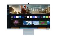 Samsung S32BM80BUN - M8 Series - monitor LED - inteligente - 32" - 3840 x 2160 4K @ 60 Hz - VA - 400 cd/m² - 3000:1 - HDR10+ - 4 ms - Micro HDMI, USB-C - altavoces - azul