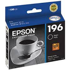Epson T196 - Negro - original - cartucho de tinta - para Expression XP-401, XP-411; WorkForce WF-2532