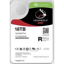 Seagate IronWolf Pro ST18000NE000 - Disco duro - 18 TB - interno - 3.5" - SATA 6Gb/s - 7200 rpm - búfer: 256 MB - con Recuperación de datos Seagate Rescue de 3 años