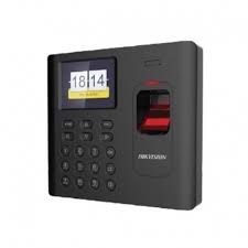 Hikvision DS-K1A802AMF - Sistema de reloj registrador - tarjetas de proximidad, huella dactilar - 3000 empleados - Ethernet, USB, Wi-Fi - negro