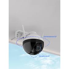 CSC8CA01F2WFL1-6-Cámara WIFI con movimiento PT para exteriores, soporta iluminación a color inteligente las 24 horas del día.