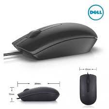 Dell MS116 - Ratón - óptico - 2 botones - cableado - USB - negro - para Dell 5520