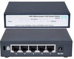 HPE OfficeConnect 1420 5g - Conmutador - sin gestionar - 5 x 10/100/1000 - sobremesa