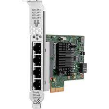 HPE I350-T4 - Adaptador de red - PCIe 2.0 x4 - Gigabit Ethernet x 4 - para ProLiant DL20 Gen10, DL325 Gen10, DL360 Gen10, DL380 Gen10, ML30 Gen10, XL220n Gen10