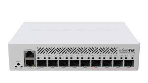 CRS310-1G-5S-4S+IN - Mikrotik CRS310-1G-5S-4S+en 5 puertos SFP, 4 puertos SFP+ y 1 puerto Gigabit Ethernet