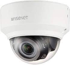 Hanwha Techwin WiseNet X XND-8080RV - Cámara de vigilancia de red - cúpula - a prueba de vándalos - color (Día y noche) - 6 MP - 2560 x 1920 - iris automático - motorizado - audio - compuesto - LAN 10/100 - MPEG-4, MJPEG, H.264, AVC, H.265 - CC 12 V / PoE