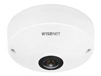 Hanwha Techwin WiseNet Q QNF-8010 - Cámara de vigilancia de red - cúpula - en interior - color (Día y noche) - 6 MP - 2048 x 2048 - focal fijado - compuesto - LAN 10/100 - MJPEG, H.264, H.265 - PoE Class 3