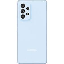 Samsung Galaxy A53 5G - 5G smartphone - SIM doble - RAM 6 GB / Memoria interna 128 GB - microSD slot - pantalla OLED - 6.5" - 2400 x 1080 píxeles (120 Hz) - 4x x cámaras traseras 64 MP, 12 MP, 5 MP, 5 MP - front camera 32 MP - azul increíble