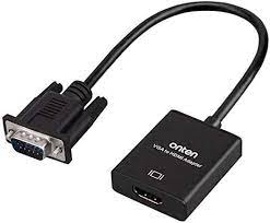 42237- Convertidor VGA A HDMI C/ AUDIO M-H 1080P