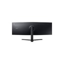 Samsung S49A950UIN - S95UA Series - monitor QLED - curvado - 49" - 5120 x 1440 Dual Quad HD @ 120 Hz - VA - 400 cd/m² - 3000:1 - DisplayHDR 400 - 4 ms - 2xHDMI, DisplayPort, USB-C - altavoces - charcoal black