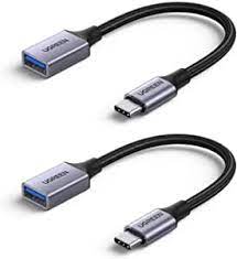 CONVERTIDOR OTG USB-C A USB-A 3.0 M-H 70889P UGREEN, PACK 2UDS