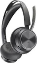 Poly Voyager Focus 2 UC - Auricular - en oreja - Bluetooth - inalámbrico, cableado - cancelación de sonido activo - USB-C a través de adaptador Bluetooth - Certificado para Equipos de Microsoft