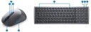 Dell - Keyboard and mouse set - Wireless - KM7120W