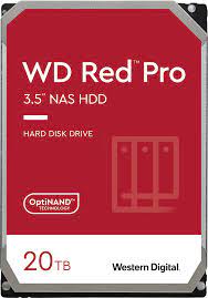 WD201KFGX - Western Digital Disco duro interno WD Red Pro NAS de 20 TB - 7200 RPM, SATA 6 Gb/s, CMR, caché de 512 MB, 3.5 pulgadas