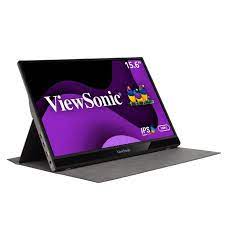 ViewSonic VG1655 - LED-backlit LCD monitor - 15.6" - 1920 x 1080 - IPS - USB-C / Micro HDMI - Black