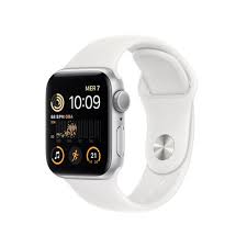 Apple Watch - Smart watch - Aluminum silver - GPS 40mm with White