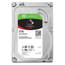 Seagate IronWolf ST2000VN004 - Disco duro - 2 TB - interno - 3.5" - SATA 6Gb/s - 5900 rpm - búfer: 64 MB
