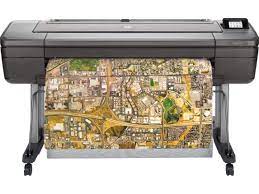 HP DesignJet - 44" Plotter - Thermal line / ink-jet - Photographic paper / Self-adhesive paper / Banners / Bond paper / Coated paper / Fine art paper - USB - 1118 x 1676 mm