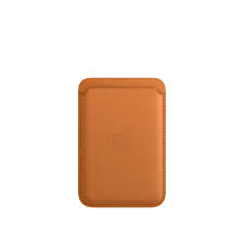 Apple - Billetera para teléfono móvil / tarjeta de crédito - con MagSafe - cuero - marrón dorado - para iPhone 13, 13 mini, 13 Pro, 13 Pro Max