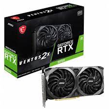 MSI GeForce RTX 3050 VENTUS 2X 8G OC - Tarjeta gráfica - GF RTX 3050 - 8 GB GDDR6 - PCIe 4.0 x8 - HDMI, 3 x DisplayPort