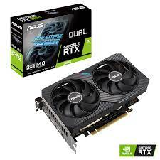 ASUS - DUAL-RTX3060-12G-V2 - PCI Express 4.0 - NVIDIA - NVIDIA GeForce RTX 3060 - GDDR6 SDRAM