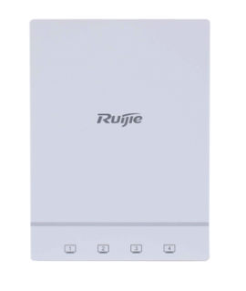 RUIJIE - Access Point for wall, 802.11ax (Wi-Fi6) MU-MIMO 2X2, 1.7 Gbps, 4 additional Gigabits ports