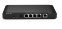 Cloud managed router with 3 gigabit LAN ports, 1 gigabit WAN port and 1 configurable gigabit LAN/WAN port, up to 100 clients with 500 Mbps throughput