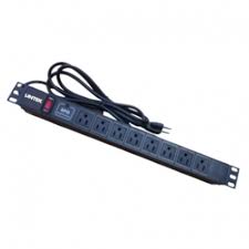 PDU.008 - LANTEK PDU.008 3LED, PDU Triple protección 3 LEDS, 8 tomas 15A