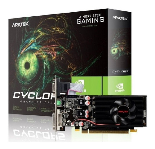 AKN210D3S1GL1 - TARJETA DE VIDEO 1GB ARKTEK AKN210D3S1GL1 GEFORCE G210 PCI-E DDR3 VGA DVI HDMI