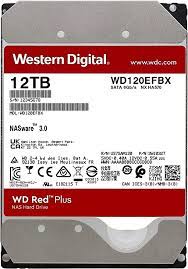 Western Digital WD Red Plus NAS Hard Drive - Hard drive - Internal hard drive - 12 TB - 2.5" - 7200 rpm - Serial ATA