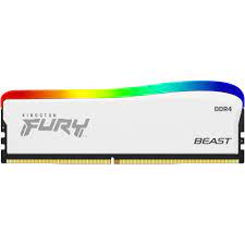 Kingston FURY Beast - RGB Special Edition - DDR4 - módulo - 16 GB - DIMM de 288 contactos - 3200 MHz / PC4-25600 - CL16 - 1.35 V - sin búfer - no ECC - blanco