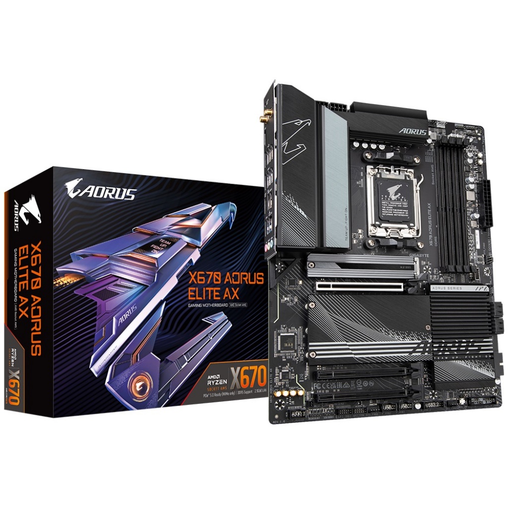 AORUS - Motherboard - ATX - Socket AM5 - AMD X670 - para Ryzen 7000 - None