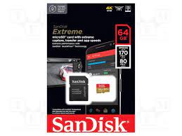 SanDisk - Flash memory card - microSDHC UHS-I Memory Card - C10,U3,V30,A2