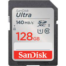 SanDisk - Flash memory card - microSDXC UHS-I Memory Card - 140 Mbs C10 U1