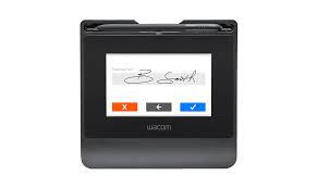 Wacom STU-540 - Terminal de firma con display LCD - 10.8 x 6.5 cm - electromagnético - cableado - serial, USB - negro
