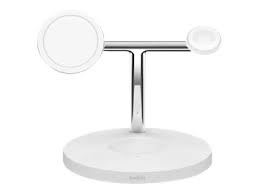 Belkin MagSafe 3-in-1 - Battery charger - Cellular phone - Lithium - Para iPhone 14/13/12 - AW S7- S8 White