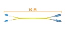 DKL-DLCSCSM10M - PATCH CORD FIBRA OPTICA DUPLEX LC-SC SM 10 MTS