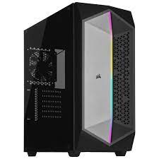 CORSAIR 470T RGB - Torre - placa ATX extendida - panel lateral con ventana (cristal templado) - sin fuente de alimentación (ATX) - USB/Audio