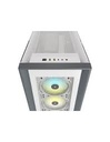 CORSAIR iCUE 5000X RGB - Torre - ATX - panel lateral con ventana (cristal templado) - sin fuente de alimentación (ATX) - blanco - USB/Audio