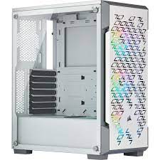 CORSAIR iCUE 220T RGB Airflow - Torre - ATX - sin fuente de alimentación (ATX) - blanco - USB/Audio