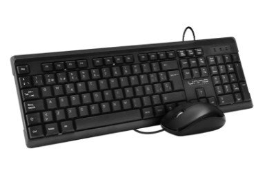 KB6721BK - UNNO KLASS USB KEYBOARD & MOUSE COMBO SPANISH