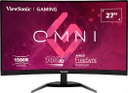 ViewSonic VX2768-2KPC-MHD - Monitor LED - curvado - 27" - 2560 x 1440 WQHD @ 144 Hz - MVA - 250 cd/m² - 3000:1 - 1 ms - 2xHDMI, DisplayPort - altavoces