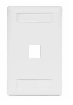 IFP11W- Hubbell Plate Wall Flush 1-G 1 Port White