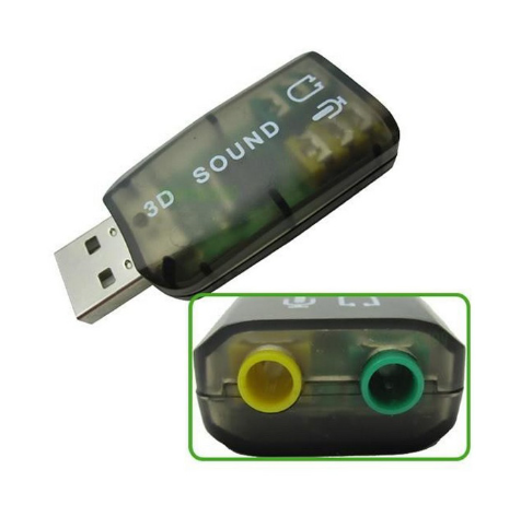TS AGILER SOUND CARD ADAPTER 5,1 USB #AGI-1130