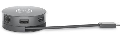 Dell 6-in-1 Multiport Adapter DA305 - Adaptador multipuerto - USB-C - HDMI, DP, USB-C - GigE - para Alienware x14 R1; Inspiron 14 54XX, 14 7420; Latitude 5421, 7420; Vostro 5620; XPS 15 95XX